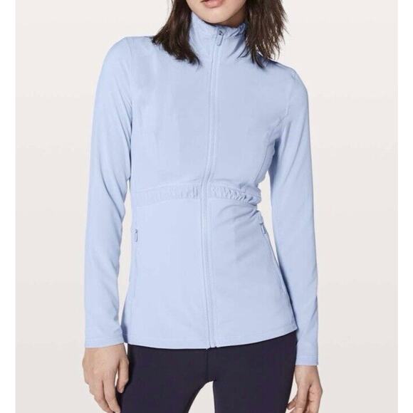 lululemon athletica Jackets & Blazers - Lululemon Lululemon Round Trip Jacket in Cool Breeze, Size 4
